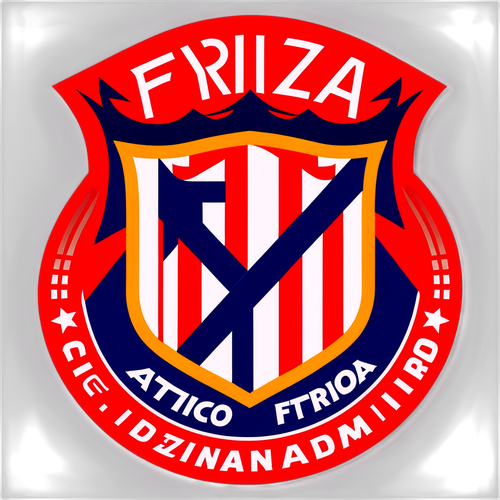 Sticker Jelas: Emblem Atletico Madrid Dihidupkan dengan 'Forza Atleti!' yang Bergaya dan Dinamik!