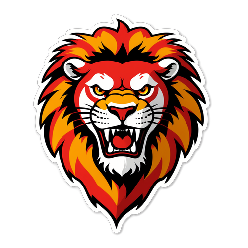Σχέδιο Αυτοκόλλητου Lions του Galatasaray