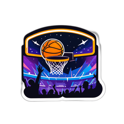 Night Basketball Arena