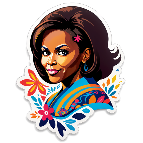 Michelle Obama: En Strålende Silhuet af Empowerment og Elegance!