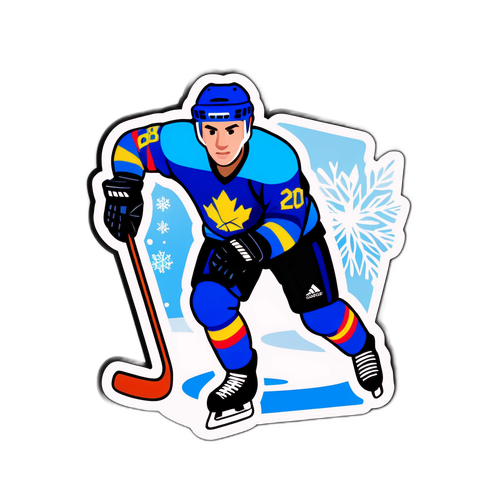 Design nálepky pro hokejovou olympiádu 2026