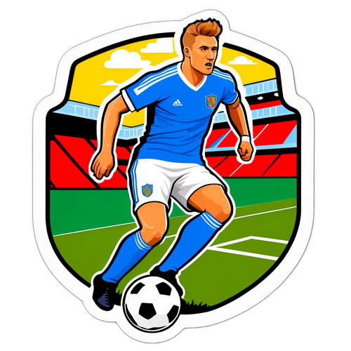 Sticker van Saelemaekers in Actie