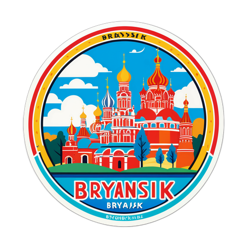 Логотип для міста Брянськ, який підкреслює його культурні особливості