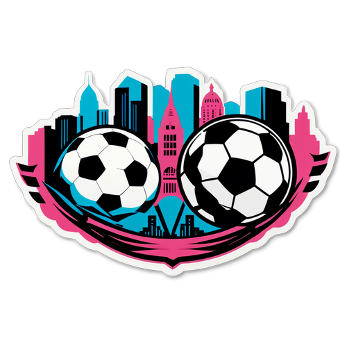 Sticker Bertema Bola Sepak Philadelphia vs Inter Miami