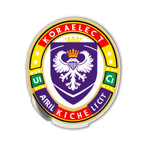 Sticker van Kortrijk met 'Anderlecht'