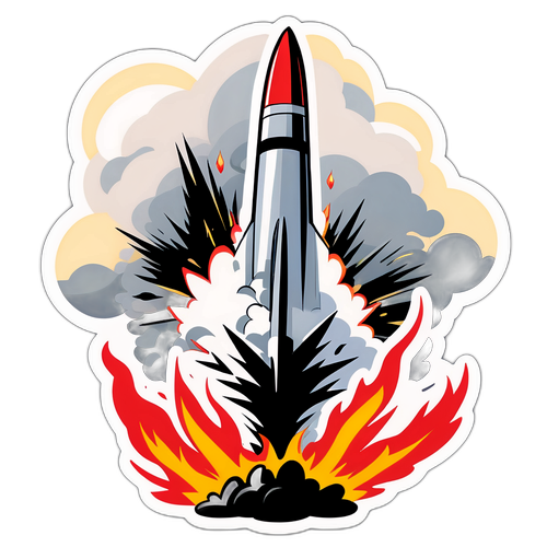 Fartsdraktsmissil med Flammer
