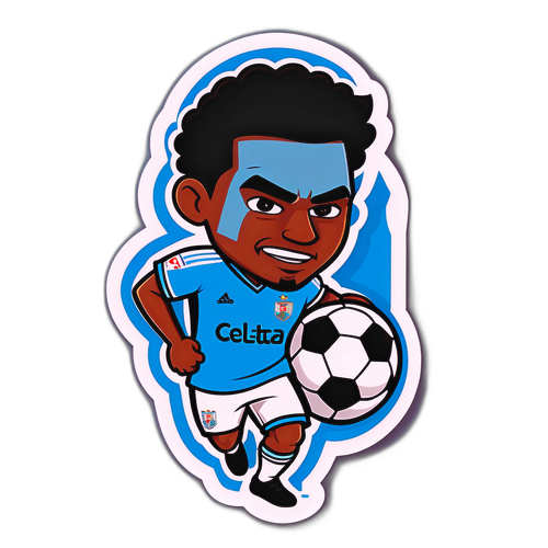 ตัวการ์ตูนฟุตบอลจากทีมเซลต้าบีโก้