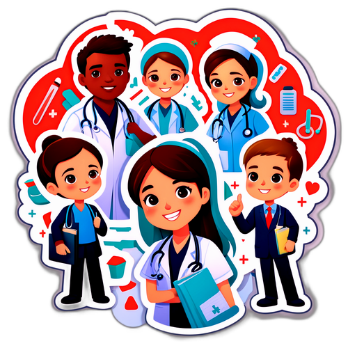 教师与学生在学校寻求医疗帮助的场景