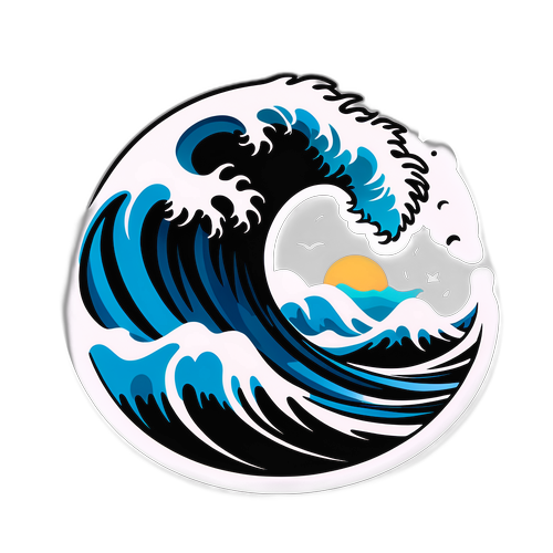 Diseño de Silueta de Ola 'Tidal'