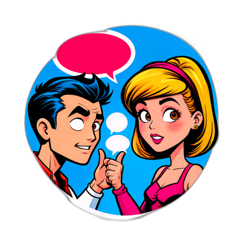 Autocollant de Rivalité et Romance