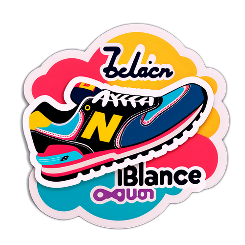 Trendy New Balance Logo Sticker