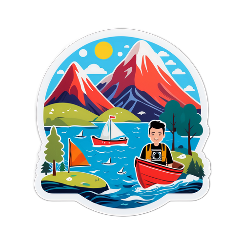 Fantastisk klistermærke af eventyr med Mikkel Beha Erichsen