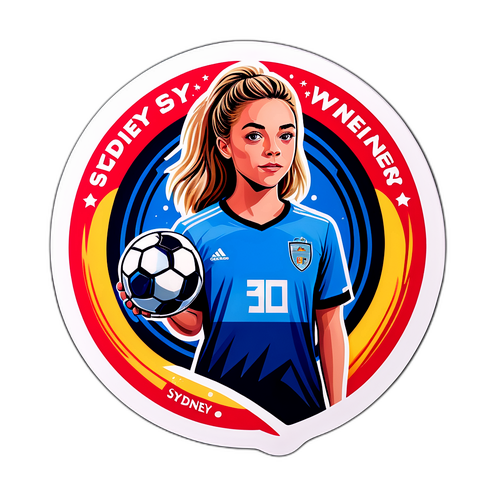 Sporty Film Sticker med Sydney Sweeney