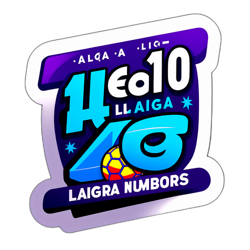 Креативный дизайн с номерами Ла Лиги и рекордным матчем