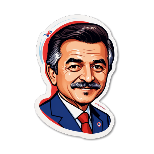 Özgür Özel İle Türkiye'nin Geleceği! Siyasi Sembollerle Dolu Heyecan Verici Sticker!