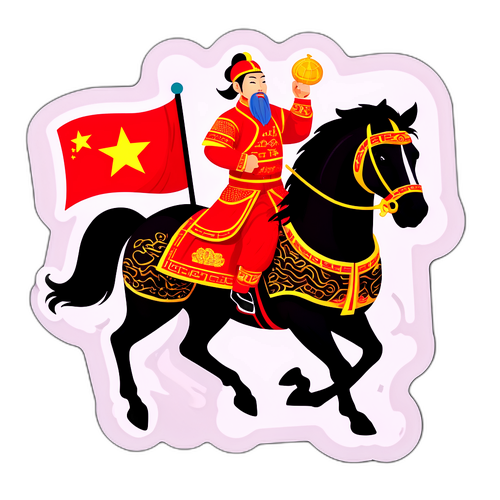 中国文化遗传的骏马