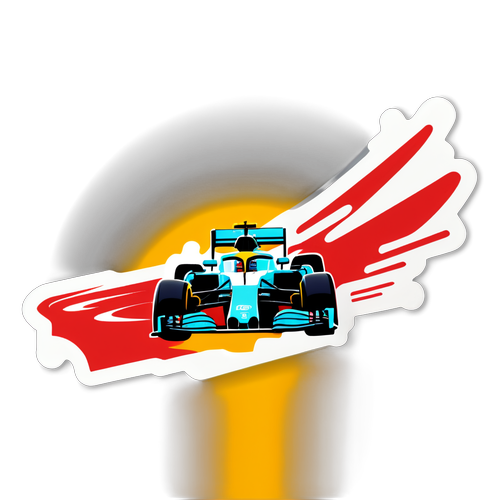 Návrh samolepky pro F1 TV