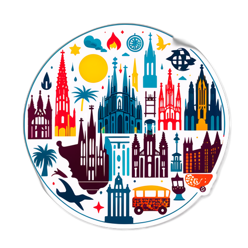 바르셀로나와 프랑크푸르트의 아이코닉한 요소 조화롭게 배치하기