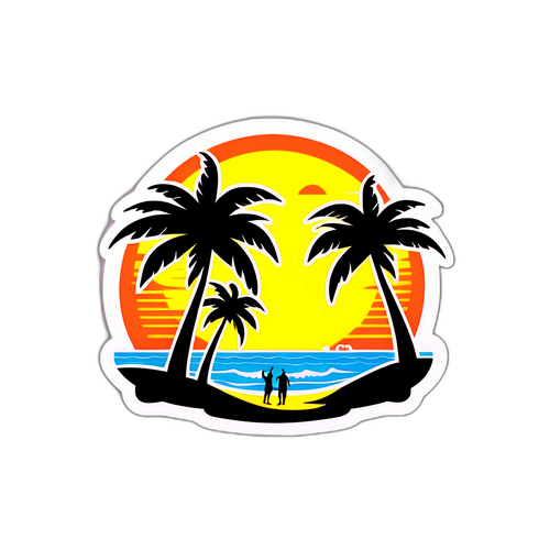 Las Palmas Plajı Stickerı