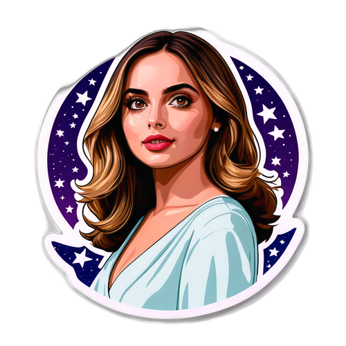 Glammende Ana de Armas Sticker