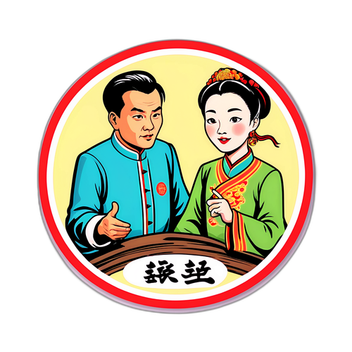 经典对话场景贴纸
