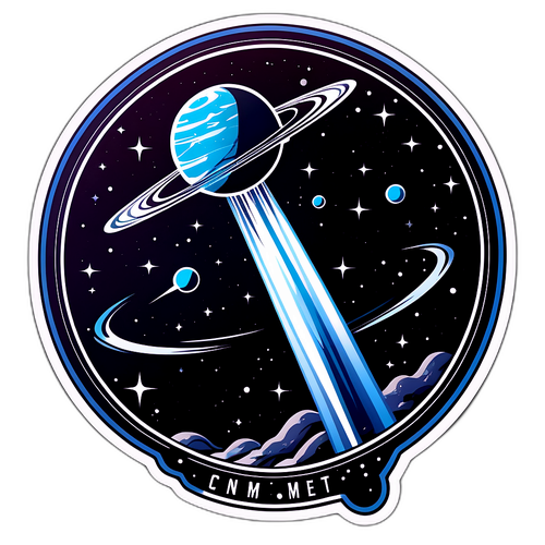 अंतरिक्षीय धूमकेतु के लिए एक आधुनिक स्टिकर