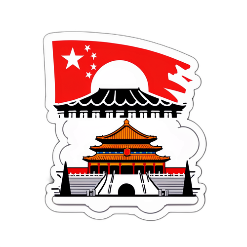 北京文字贴纸