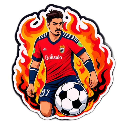 Badge Decorativo con Guido Rodriguez