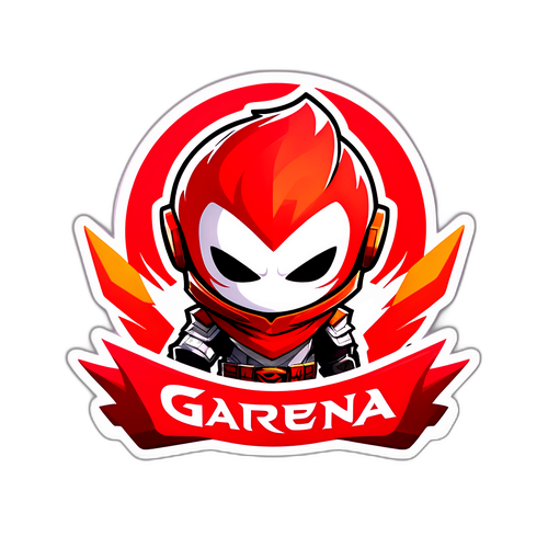 Logo Garena kết hợp với nhân vật game nổi tiếng