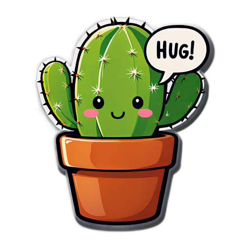 ¡Abrázame! El Cactus Más Adorable que Te Hará Sonreír