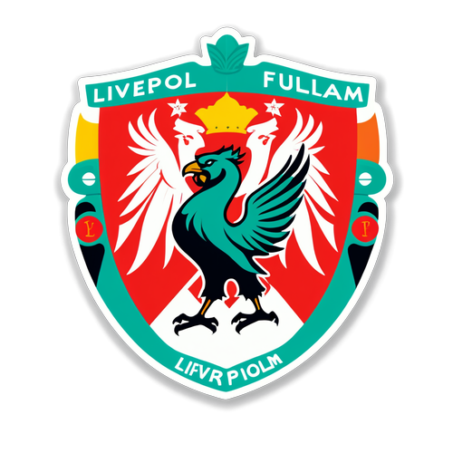 Energisk klistremerke for Liverpool vs. Fulham