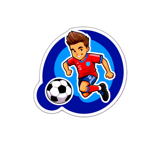Stickers di Stengs in Dribbling Eccitante