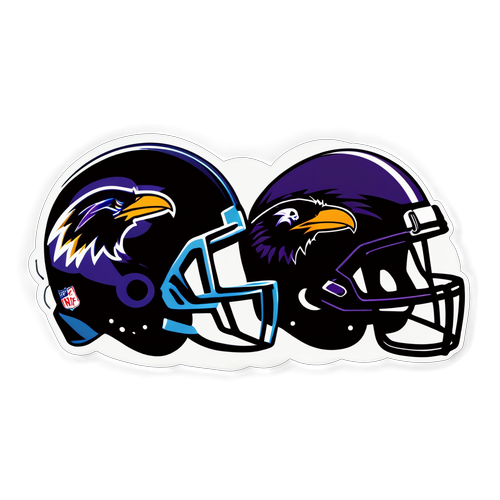 Steelers vs Ravens Rivalry Sticker