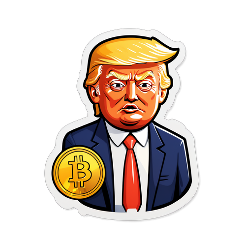 TRUMP Coin: Mizahi ve Trend Sticker