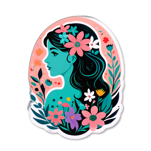 Conception de Delphine Jubillar dans un jardin secret avec des fleurs pastel