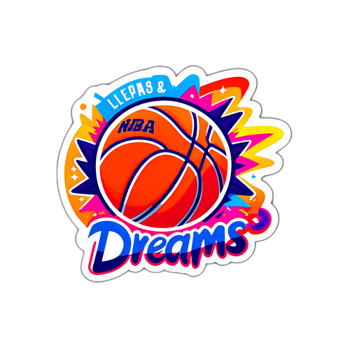 Σατινέ Αυτοκόλλητο για NBA