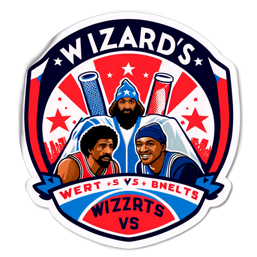 Wizards vs Nets Sticker