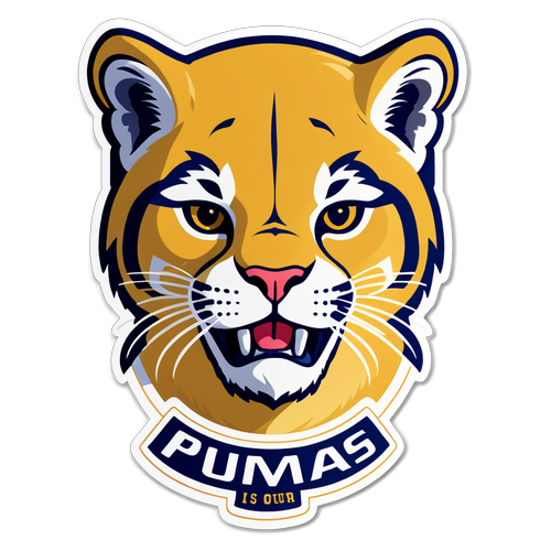 ¡Descubre la Calcomanía que Despierta Tu Orgullo Universitario! El Logo de Pumas te Hará Sentir Parte de Algo Grande