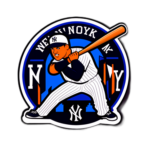 Exciting Yankees Game Sticker