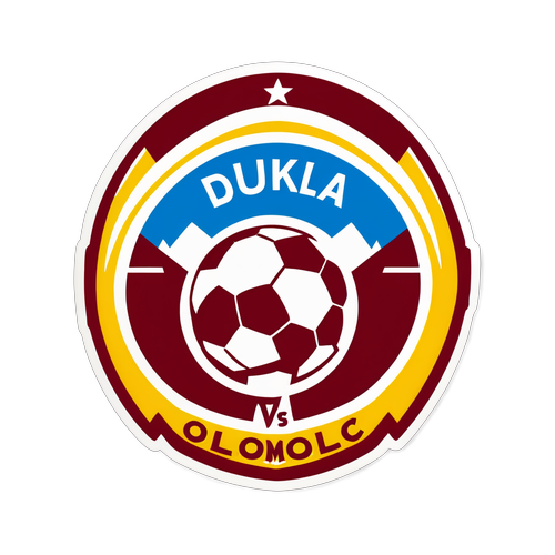 Stickers pro fotbalový zápas Dukla vs. Olomouc