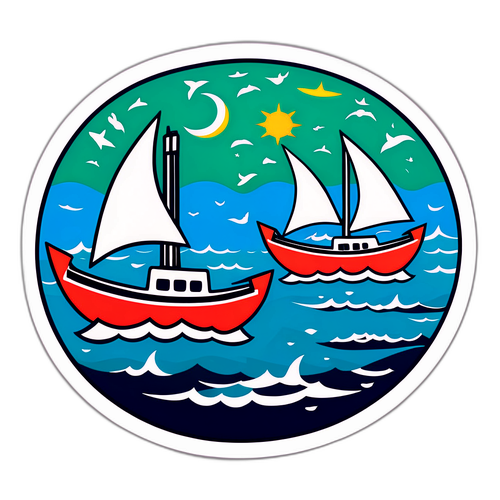 Vrede op Zee Sticker