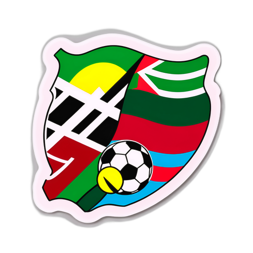 A união das bandeiras do Fluminense e Vasco