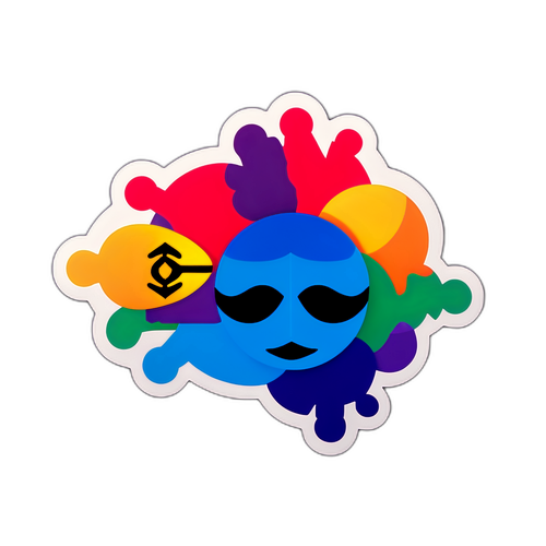 다양한 정체성을 강조하는 상징적 디자인