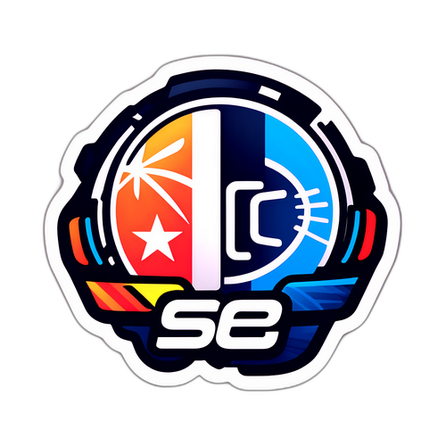 Diseño dinámico para el sticker de TyC Sport