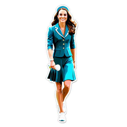 Scopri l'Eleganza della Duchessa Kate a Wimbledon: Il Adesivo Must-Have dell'Estate!