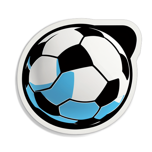 PSV Logo met Voetbal door het Doel