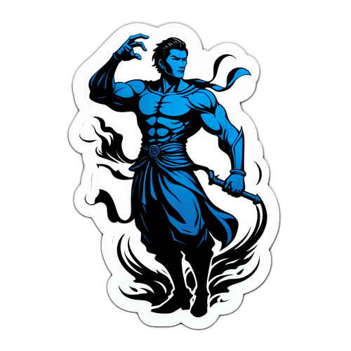 역동적인 법과 정의의 실루엣