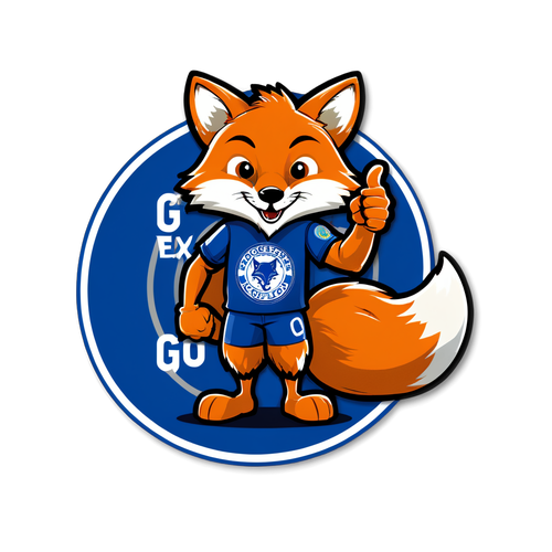 Sticker ya Foxes wa Leicester City