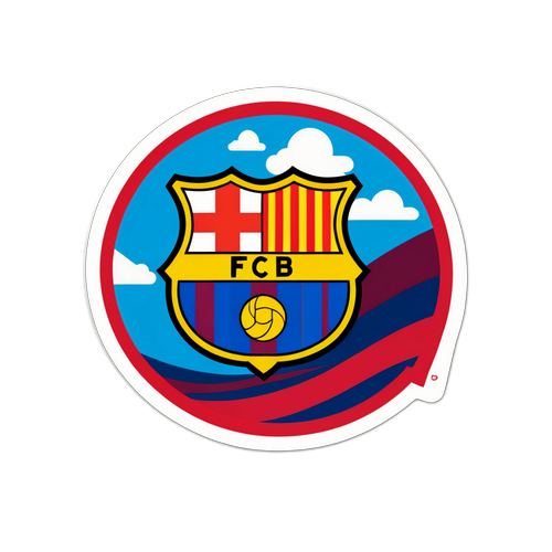 Barcelona Futball Meccs Matrica