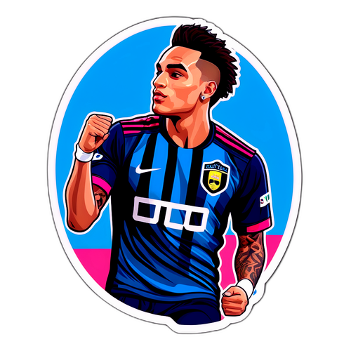 Coleção de Stickers: Lautaro Díaz como Ícone Pop